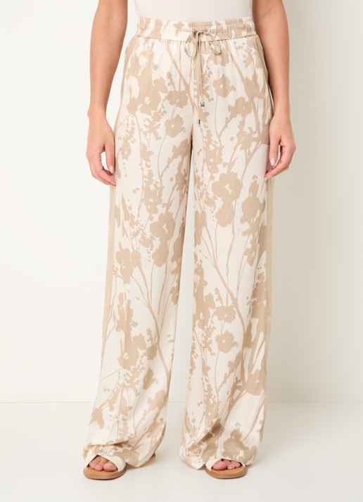 Rosner Studio High waist loose fit broek met print