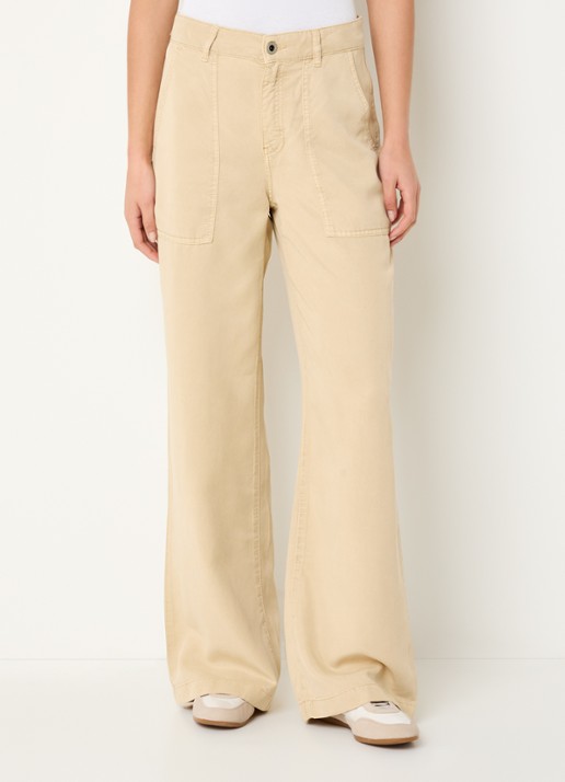 Rosner Studio High waist loose fit broek met steekzakken