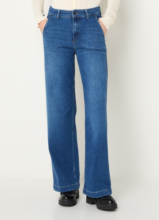 Rosner Studio High waist loose fit jeans met steekzakken