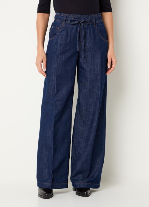 Rosner Studio High waist straight leg fit boek van chambray