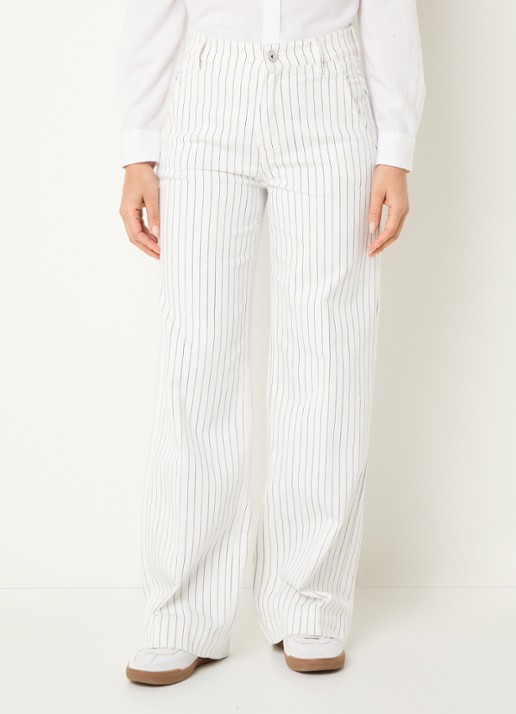 Rosner Studio High waist straight leg jeans met gekleurde wassing