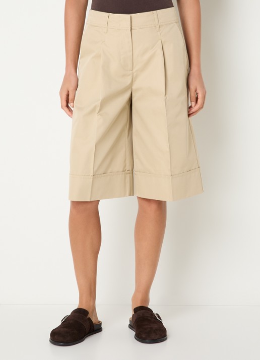 ROUGE EDIT Francie high waist wide fit culotte met steekzakken