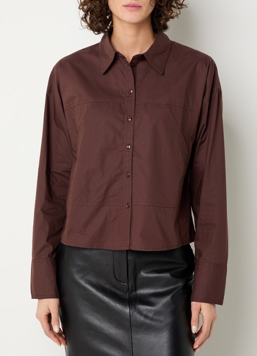 ROUGE EDIT Roubrook blouse met kraag