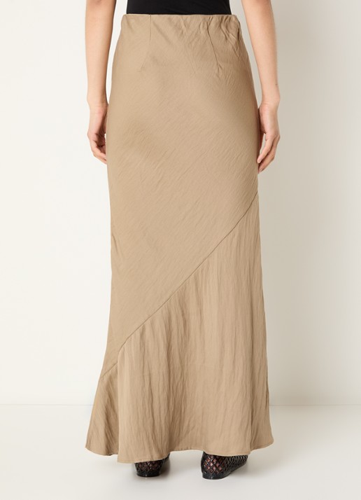 ROUGE EDIT Rouetienne maxi rok  - achterkant 4 zand