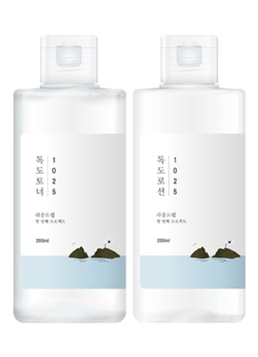 Round Lab 1025 Dokdo Toner + Lotion Duo - verzorgingsset