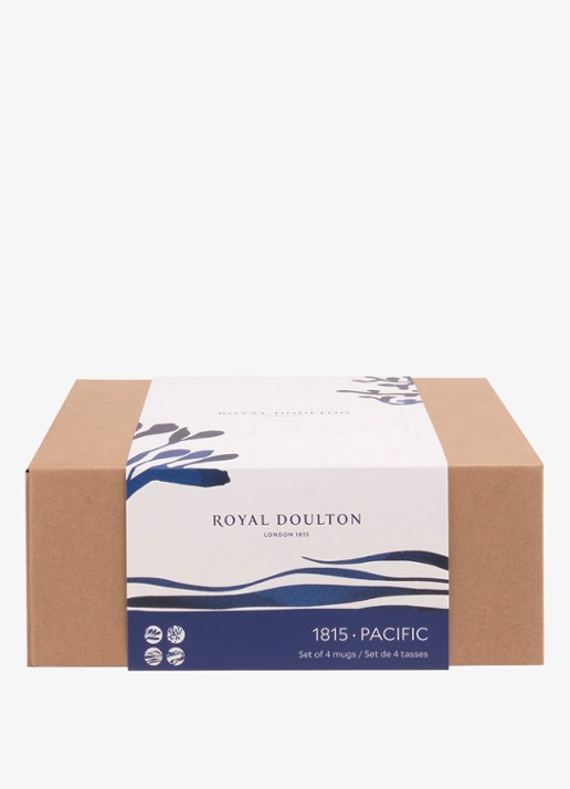 Royal Doulton Pacific mok 40 cl set van 4 - detail 4 wit