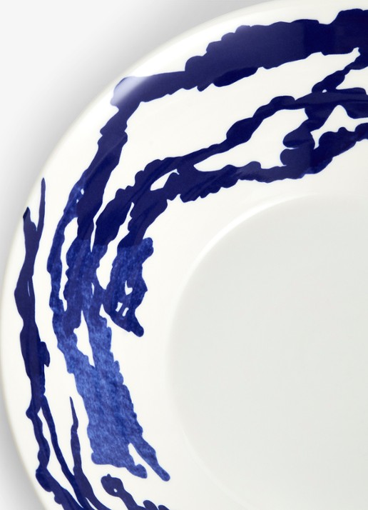 Royal Doulton Pacific serveerschaal 29 cm - voorkant 3 kobaltblauw