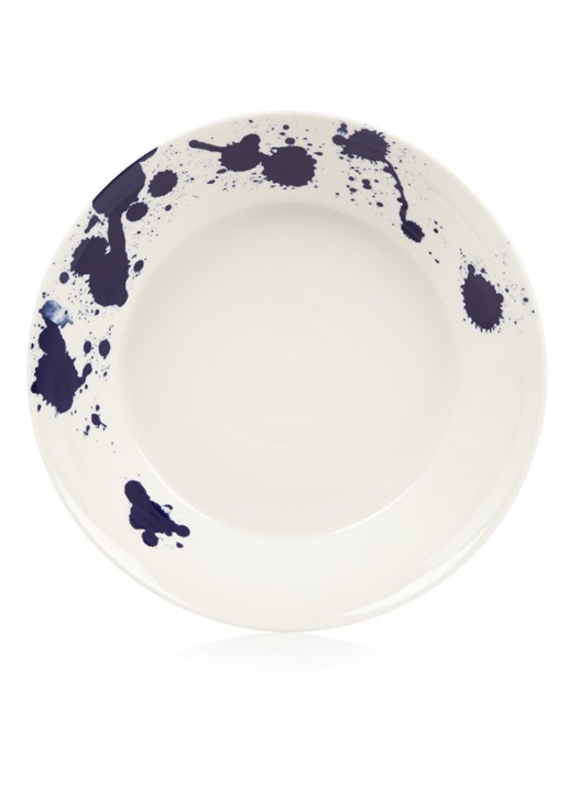 Royal Doulton Pacific Splash pastabord 22 cm - detail 2 donkerblauw