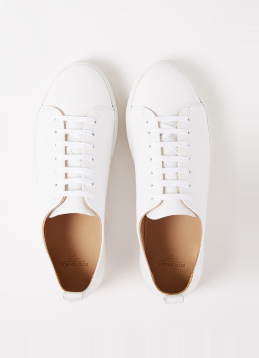 Royal RepubliQ Doric sneaker van leer - detail 4 wit