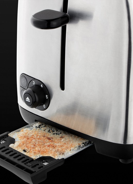 Russell Hobbs Adventure broodrooster 2-slots - detail zilver
