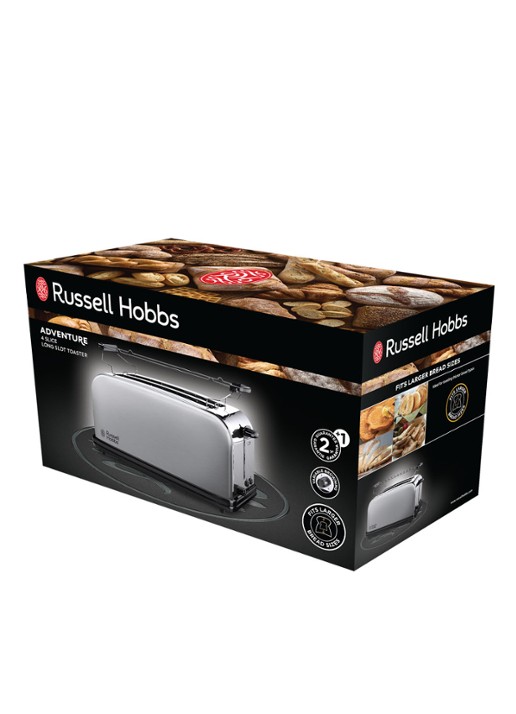 Russell Hobbs Adventure broodrooster 2-slots - detail 6 zilver