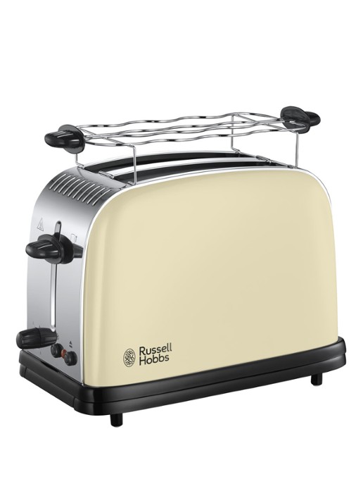 Russell Hobbs Colours Plus Classic broodrooster 2-slots - voorkant 2 creme