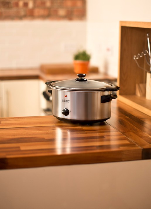 Russell Hobbs Cook at Home slowcooker 3,5 liter 22740-56 - voorkant 2 zilver