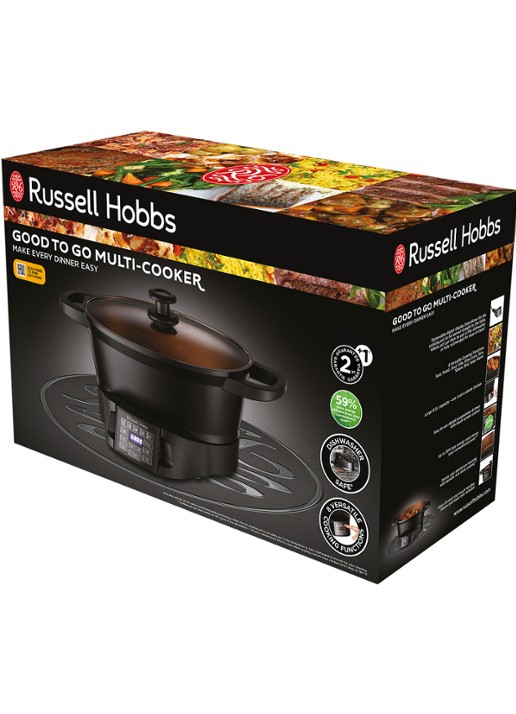 Russell Hobbs Good-to-go multicooker 28270-56 - achterkant 6 zwart