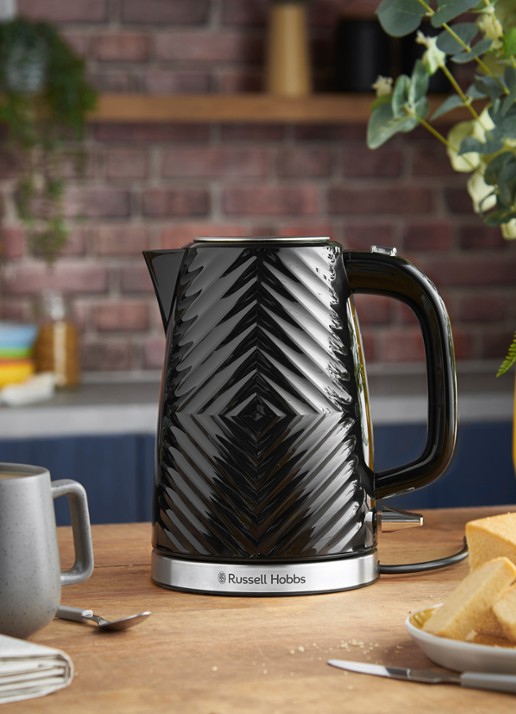 Russell Hobbs Groove waterkoker 1,7 liter 26380-70 - voorkant 3 zwart