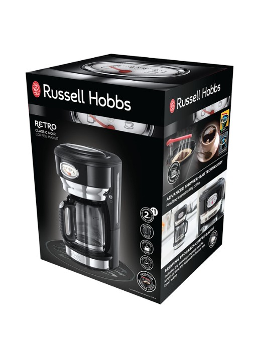 Russell Hobbs Retro Classis koffiezetapparaat 21701-56 - detail 5 zwart