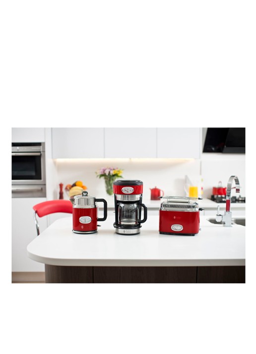 Russell Hobbs Retro Ribbon broodrooster 2-slots - detail 5 steenrood