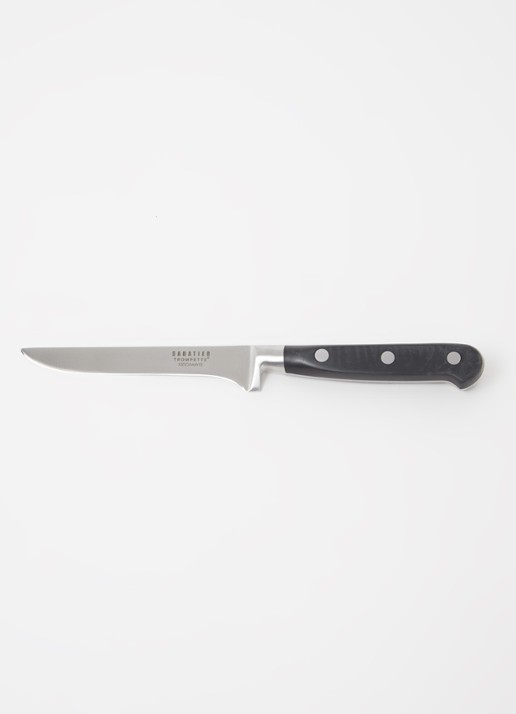 Sabatier Trompette Uitbeenmes 24,5 cm - voorkant 2 zilver