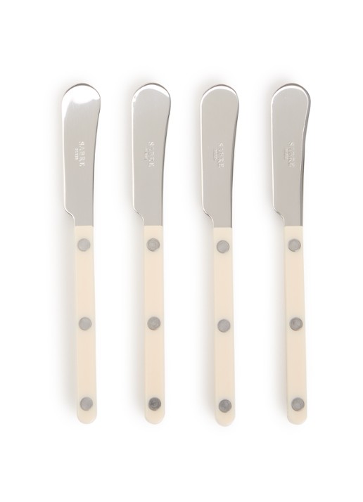 Sabre Bistrot botermes set van 4 - voorkant gebroken wit