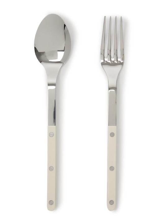 Sabre Bistrot opschepsbestek 2-delig - voorkant gebroken wit
