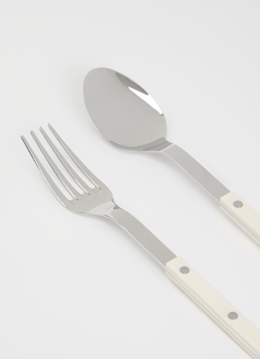 Sabre Bistrot opschepsbestek 2-delig - voorkant 2 gebroken wit