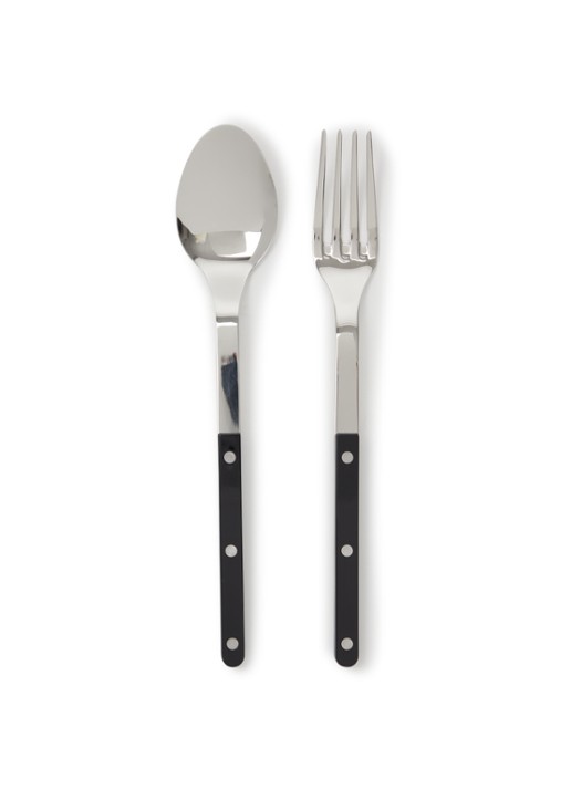 Sabre Bistrot opschepsbestek 2-delig - voorkant zwart
