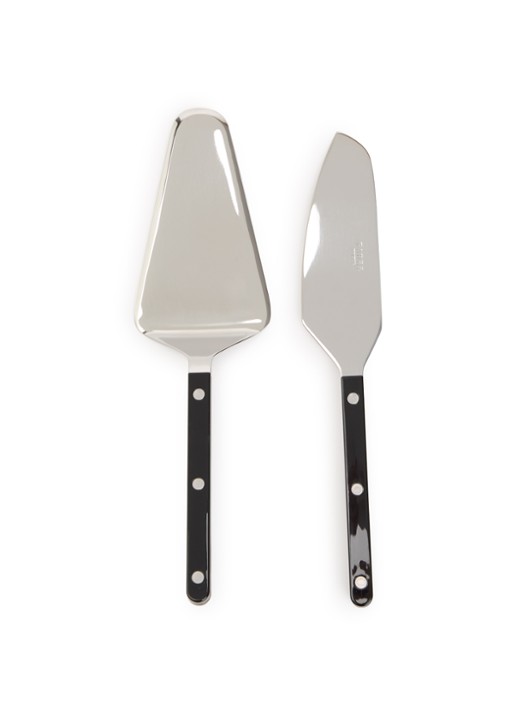 Sabre Bistrot taartbestek 2-delig - voorkant zwart