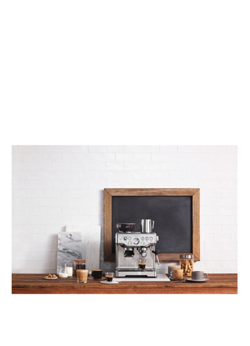 Sage Barista Express koffiemachine BES875BSS  - voorkant 4 zilver