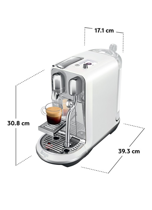 Sage Creatista Plus Nespresso machine SNE800SST2ENL1 - achterkant 8 wit