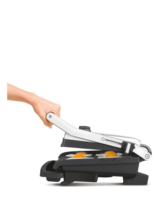 Sage The Adjusta Grill & Press grill 31 x 38,1 cm SGR250BSS4EEU1 - voorkant 2 zilver