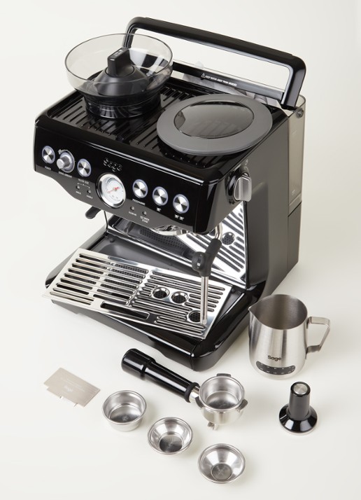 Sage The Barista Express espressomachine SES875BKS2EEU1A - detail zwart
