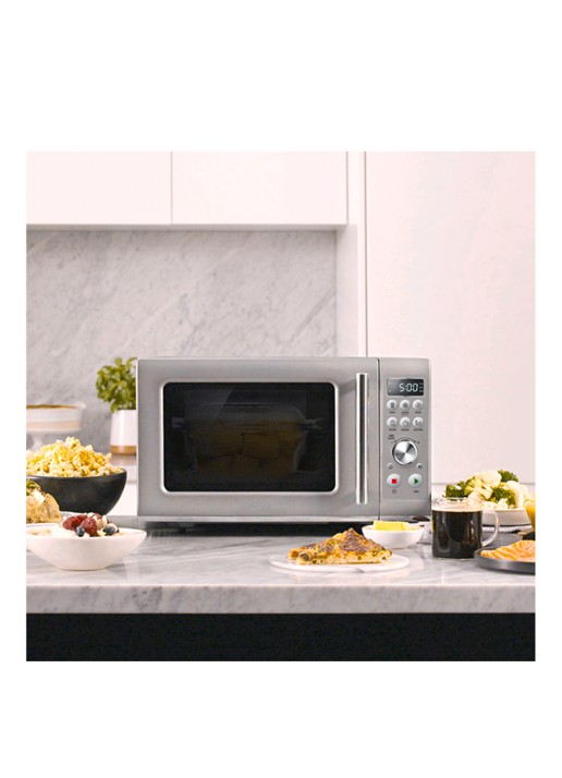 Sage The Compact Wave Soft Close magnetron 25 liter - SMO650SIL4EEU1 - voorkant 2 zilver