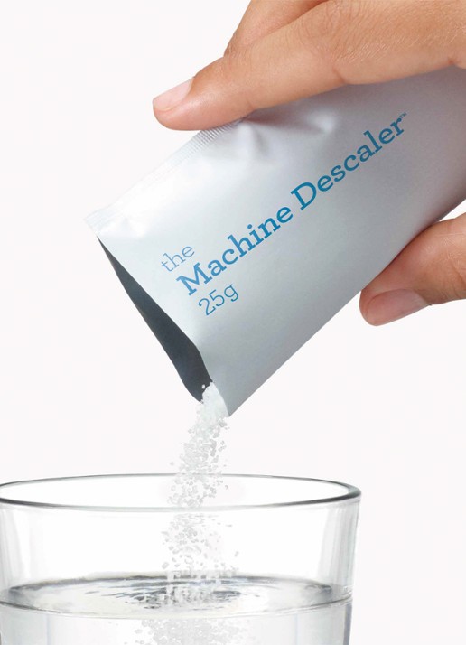 Sage The Machine Descaler ontkalker 25 gram set van 12 - voorkant 2 wit