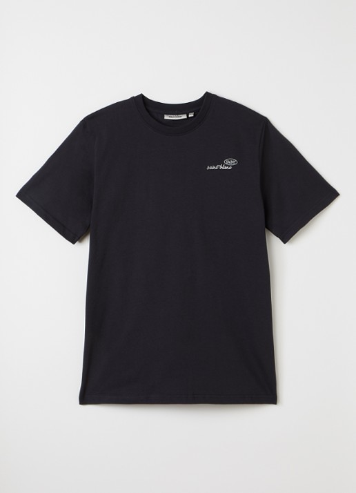 Saint Blanc Cache T-shirt met logo- en backprint