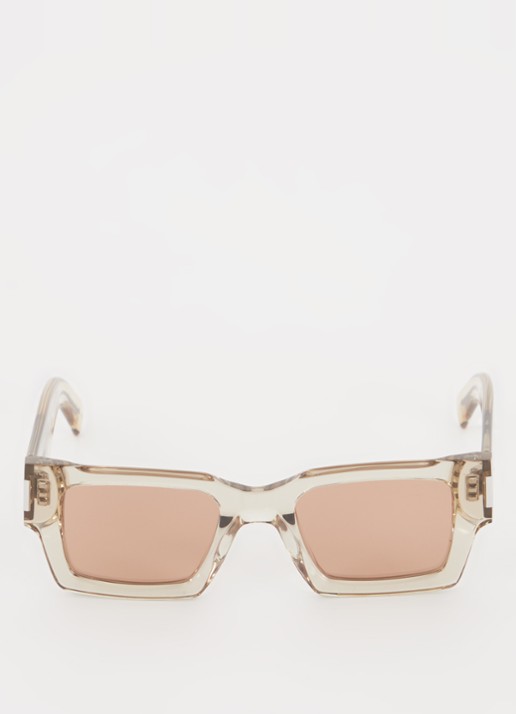 Saint Laurent Butterfly zonnebril  SL572 - detail 3 lichtgeel