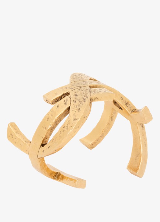 Saint Laurent Cassandre bangle met logo