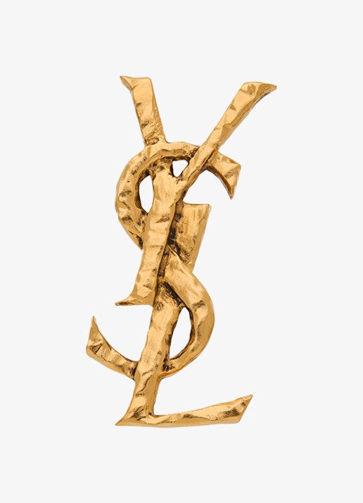 Saint Laurent Cassandre enkele oorclip met logo