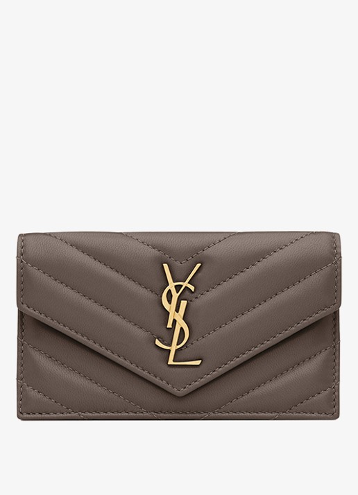 Saint Laurent Cassandre Fragments portemonnee van lamsleer