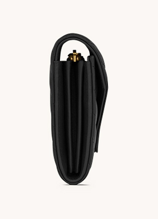 Saint Laurent Cassandre Matelassé portemonnee van lamsleer - achterkant 2 zwart