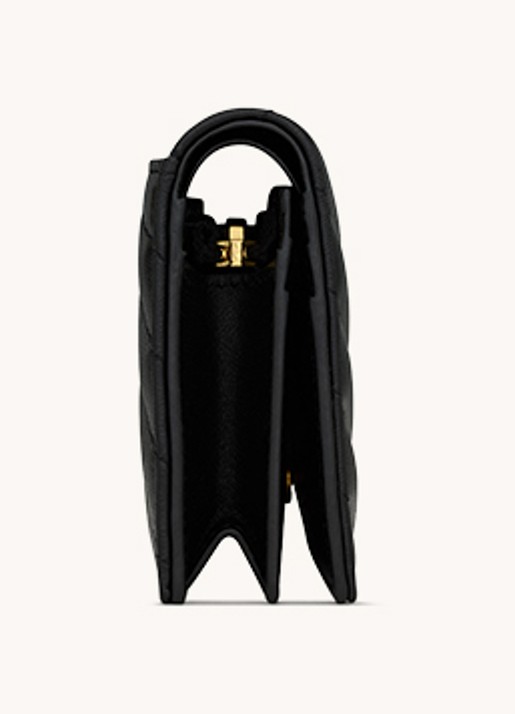 Saint Laurent Cassandre Matelassé portemonnee van quilted kalfsleer - detail 3 zwart