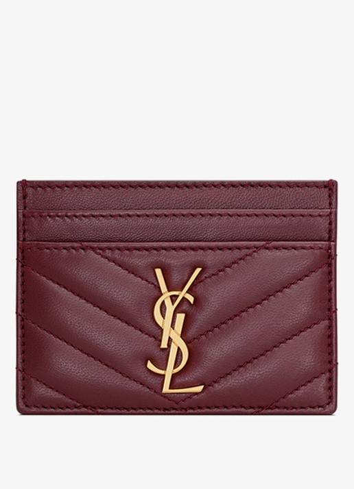 Saint Laurent Cassandre pasjeshouder van lamsleer