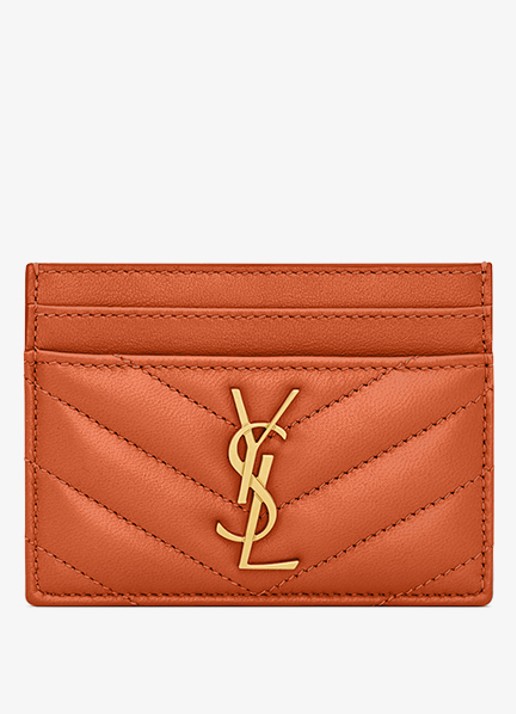 Saint Laurent Cassandre pasjeshouder van lamsleer