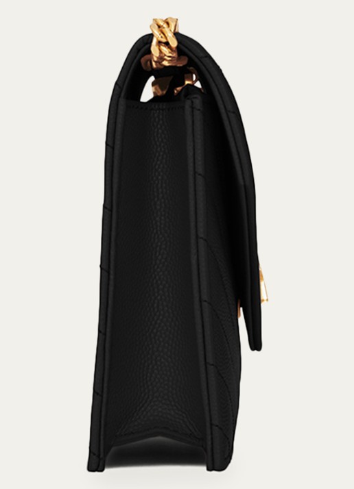Saint Laurent Cassandre portemonnee van quilted kalfsleer - detail 3 zwart