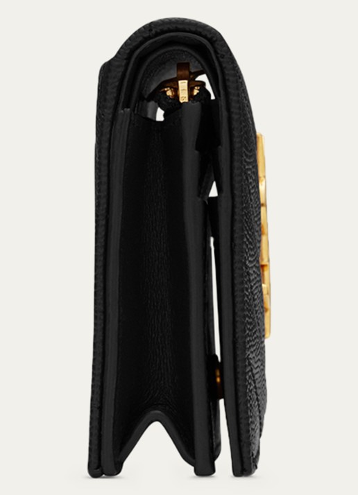Saint Laurent Cassandre portemonnee van quilted kalfsleer - detail 3 zwart