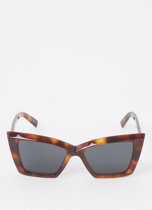 Saint Laurent Cat Eye zonnebril SL 657 - detail 3 kastanjebruin