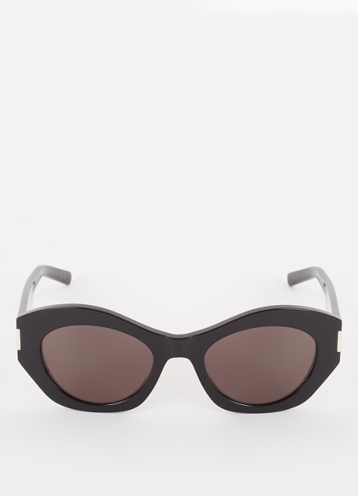 Saint Laurent Cat Eye zonnebril SL639 - detail zwart