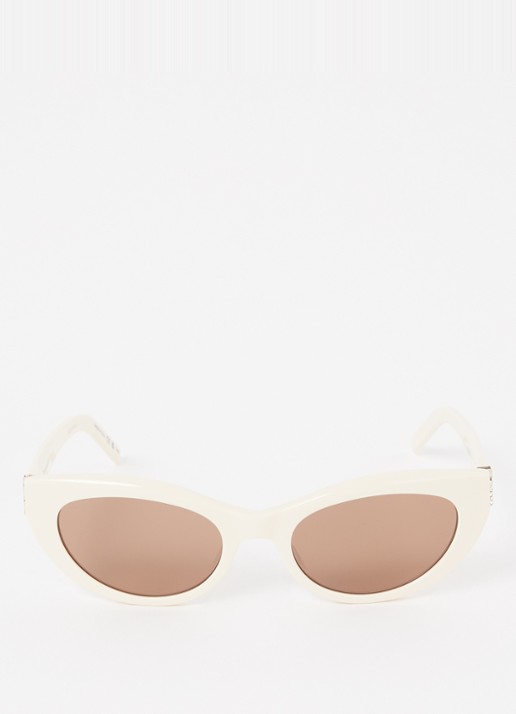 Saint Laurent Cat Eye zonnebril  SLM115 - detail 3 gebroken wit