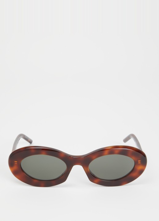 Saint Laurent Cat eye zonnebril YS000863 - detail roodbruin