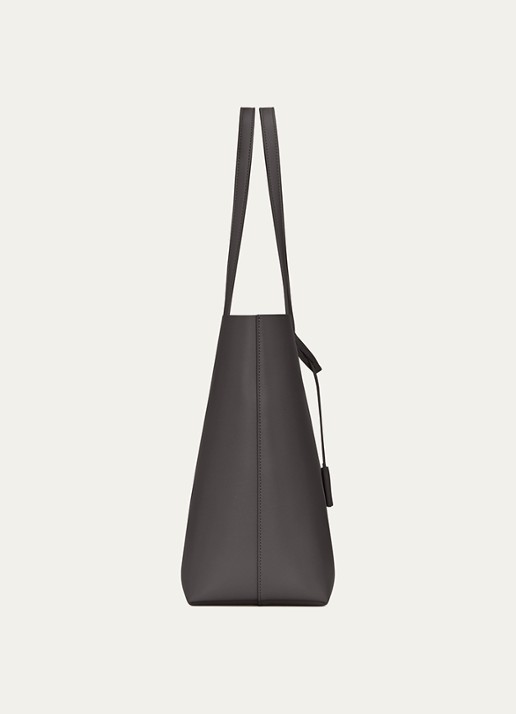 Saint Laurent E/W shopper van kalfsleer - detail 4 grijs