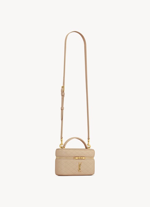 Saint Laurent Gaby Vanity handtas van lamsleer - detail 5 beige